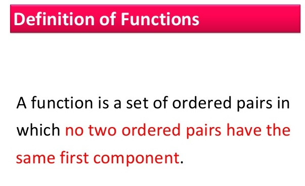 Definition of Functions